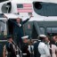 Nixon leaving the White House