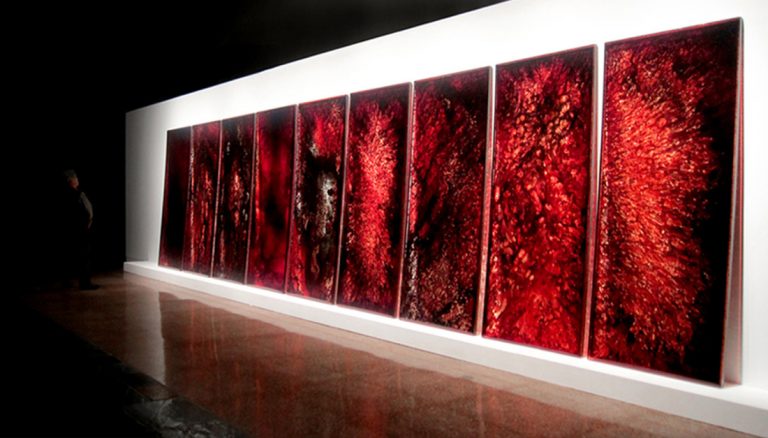 Blood Mirror exhibit prompts debate on blood ban by Adena Maier