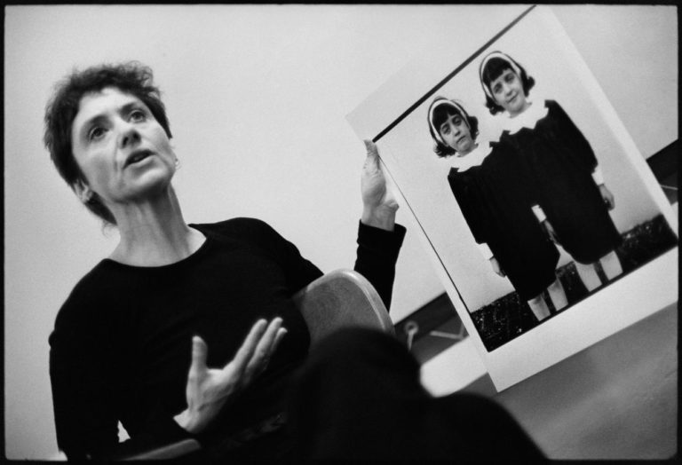 Diane Arbus and her box of ten photographs by Gabriel Falk